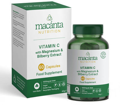 Macanta Vitamin C w/Bilberry Extract (60 Capsules)
