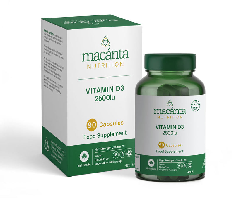 Macanta Vitamin D3 2500iu (90 Capsules)