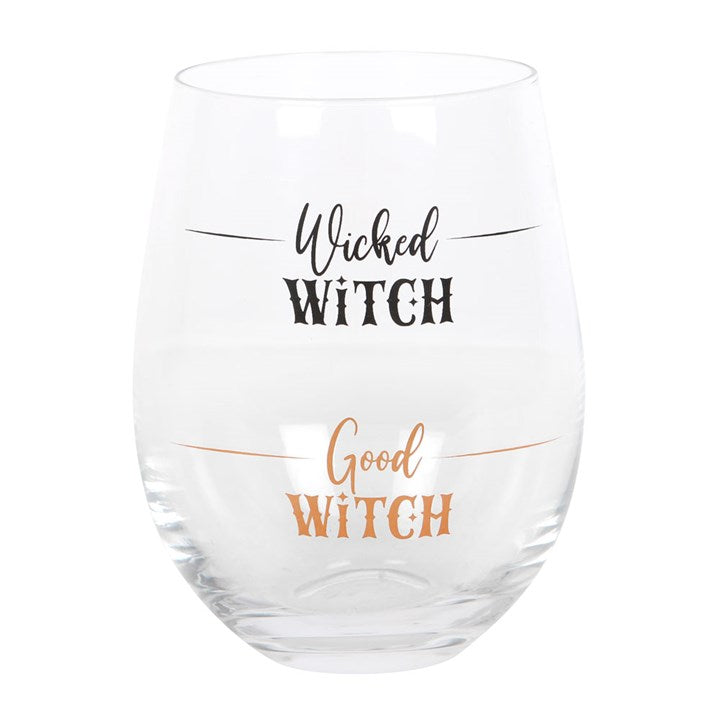Stemless Wine Glass - &quot;Wicked Witch&quot;