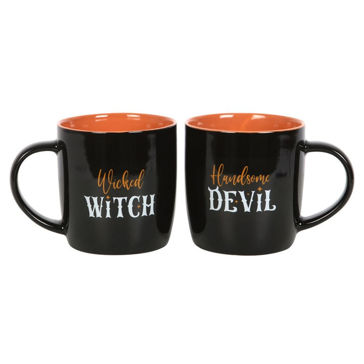 Wicked Witch &amp; Handsome Devil Mug Set