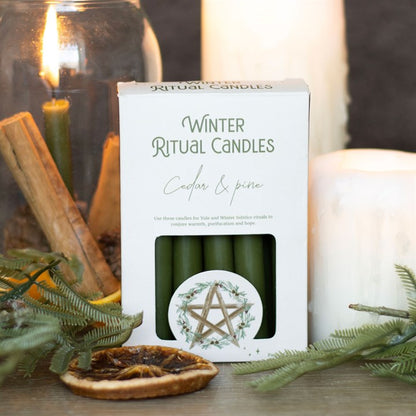 Spell Candles - Winter Ritual - Cedar &amp; Pine