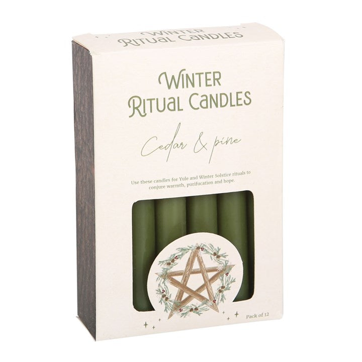 Spell Candles - Winter Ritual - Cedar &amp; Pine