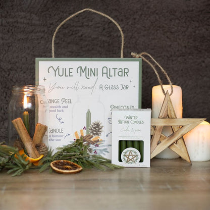 Spell Candles - Winter Ritual - Cedar &amp; Pine