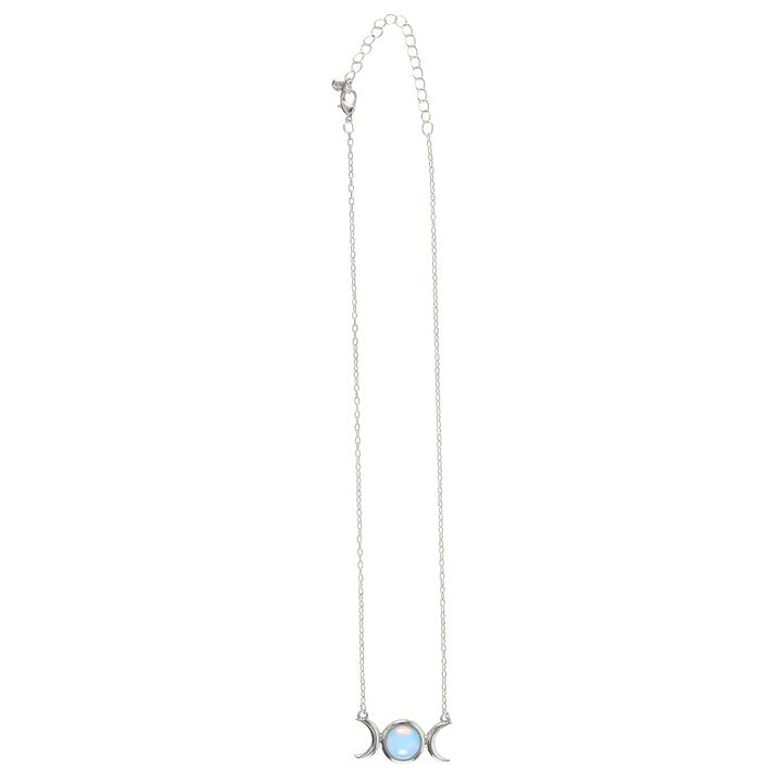 Necklace Card - Triple Moon - Opalite