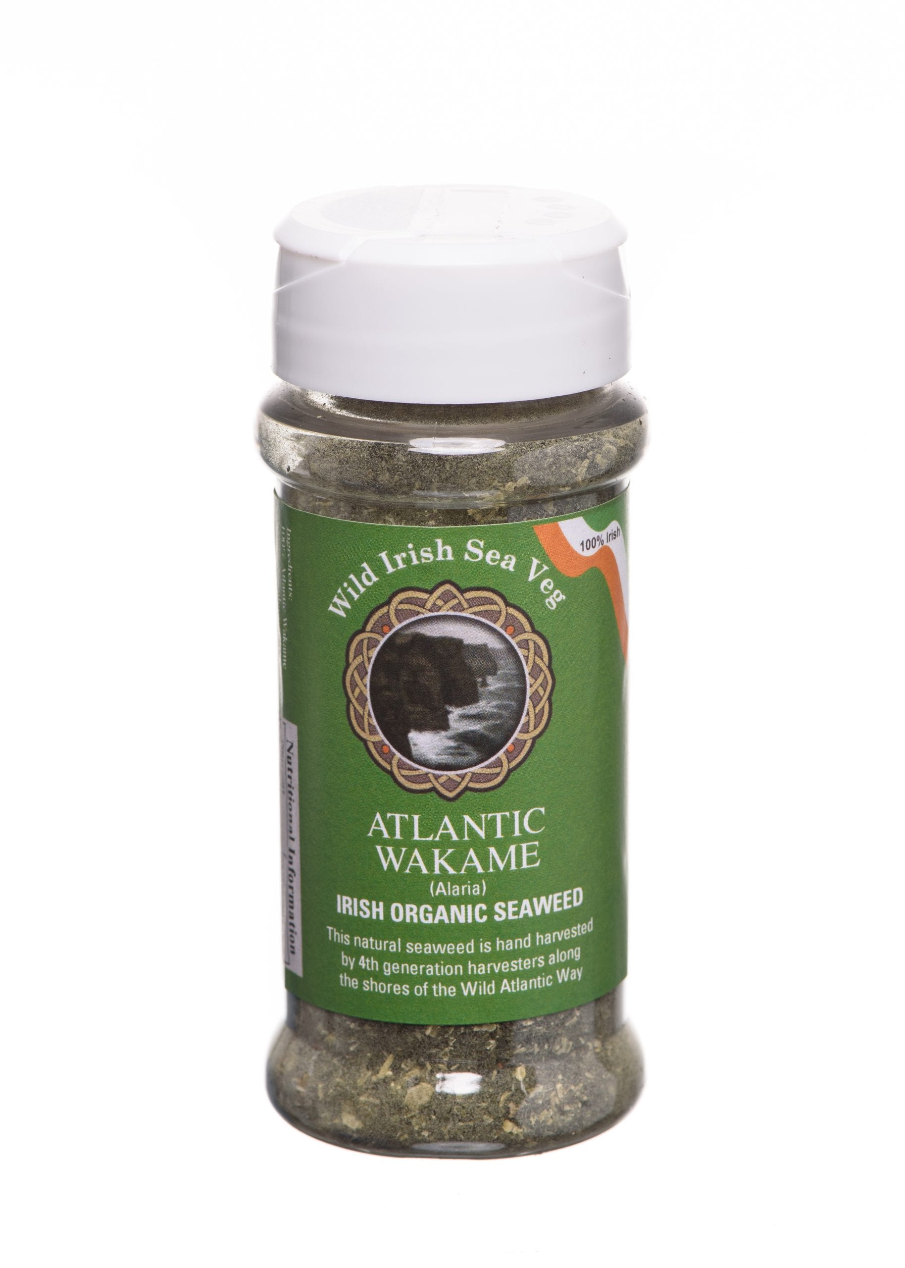 Wild Irish Seaweed - Organic Wakame Sprinkles Jar 40g