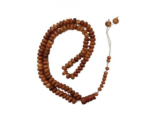 Meditation Prayer Beads Rondell Handcrafted (Natural Wooden)