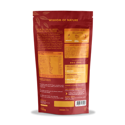 Iswari Raw Cacao Powder Organic 125g