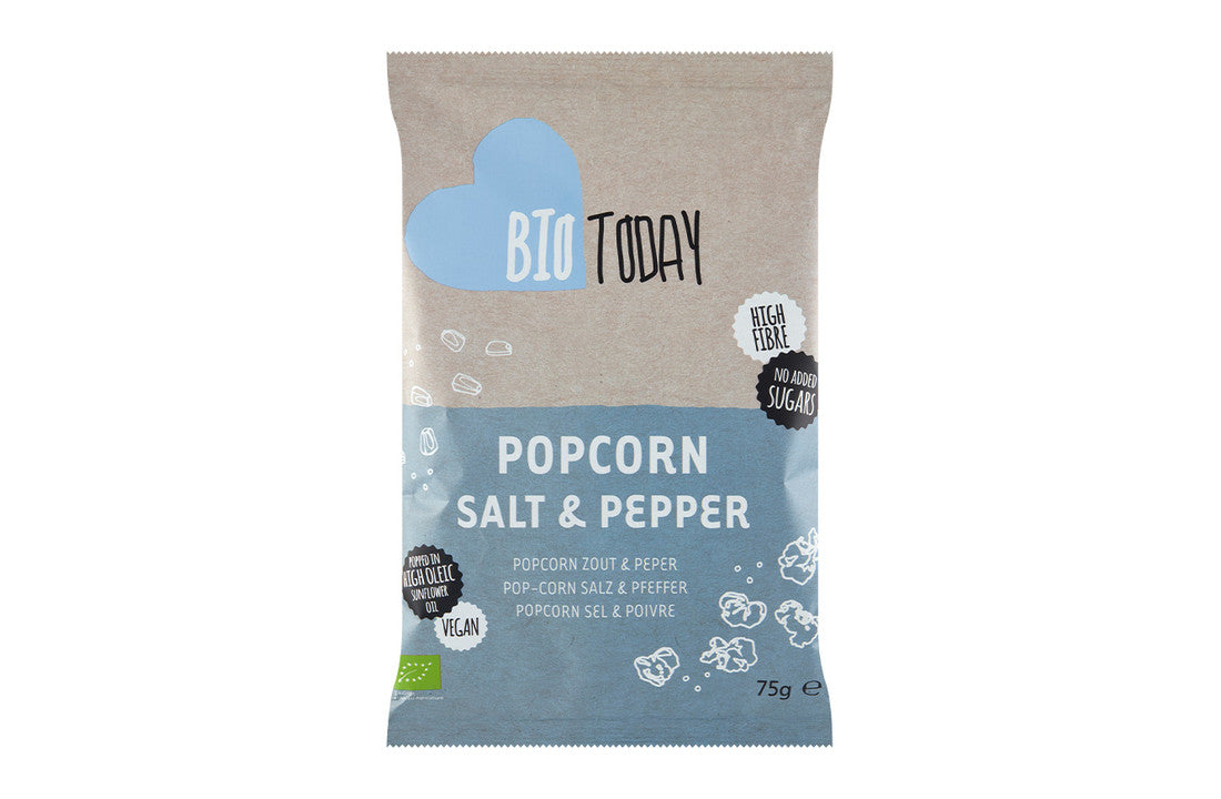 Bio Today Organic Popcorn (Salt & Pepper) 75g