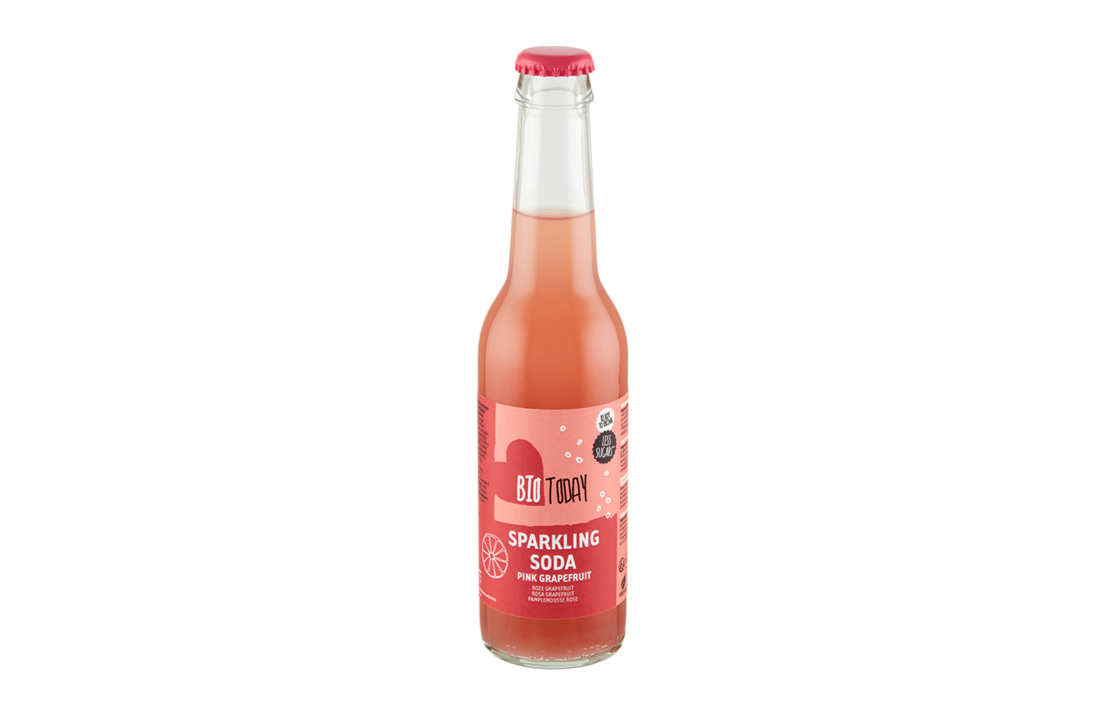 Bio Today Sparkling Pink Grapefruit Soda (Glass) 220ml