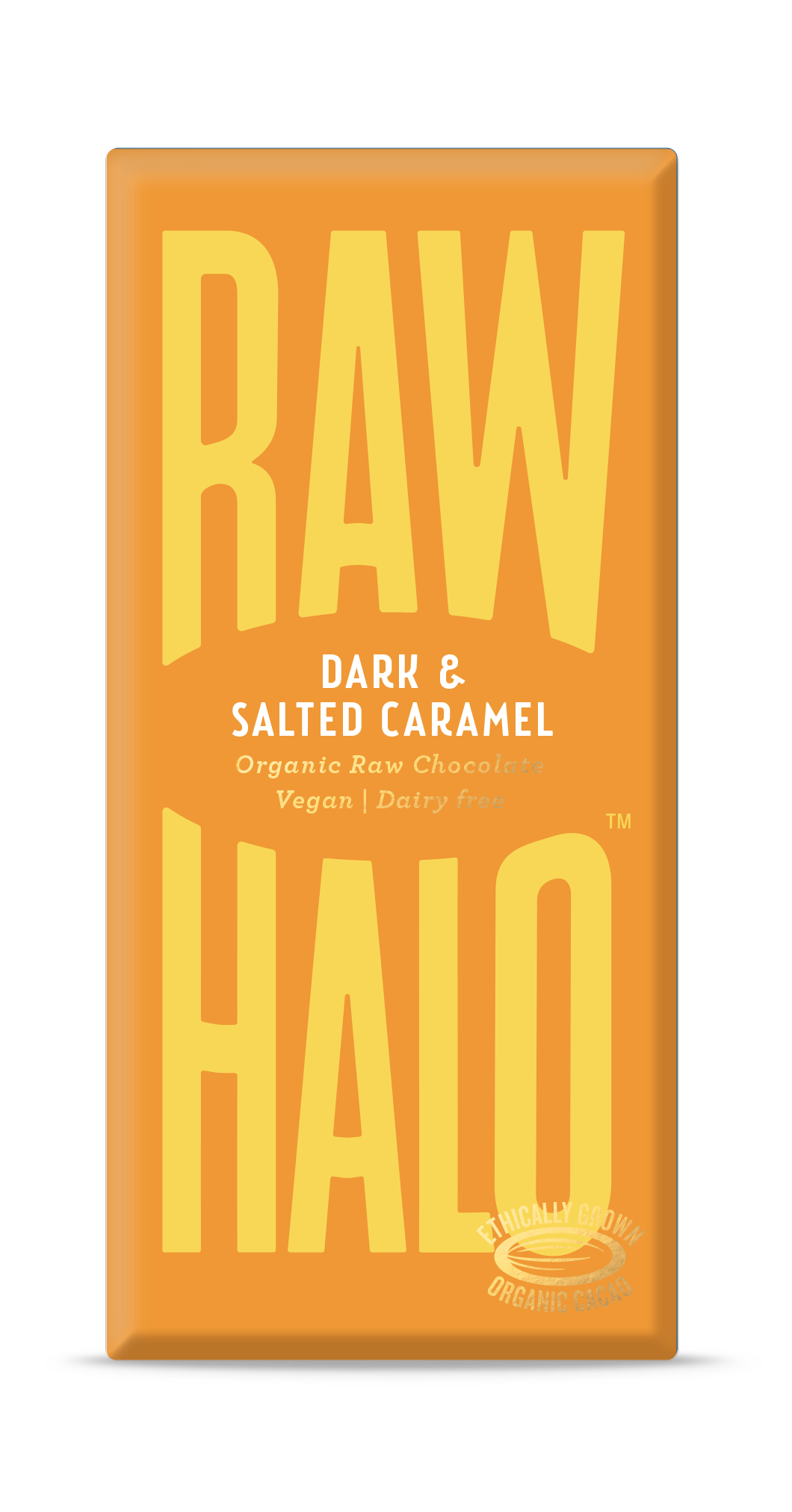 Raw Halo Organic Dark Choc Salted Caramel - Raw 70g