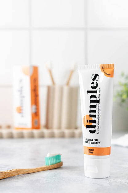 Dimples Hydroxyapatite Toothpaste (Peach) 75ml