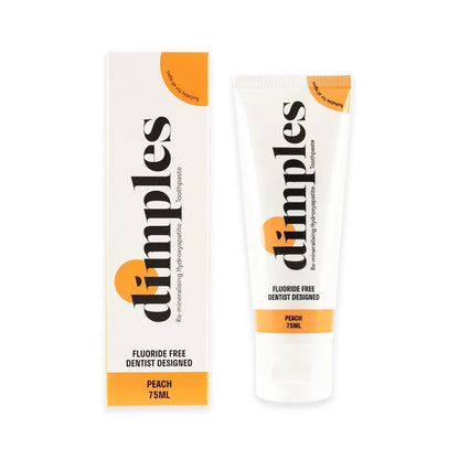 Dimples Hydroxyapatite Toothpaste (Peach) 75ml
