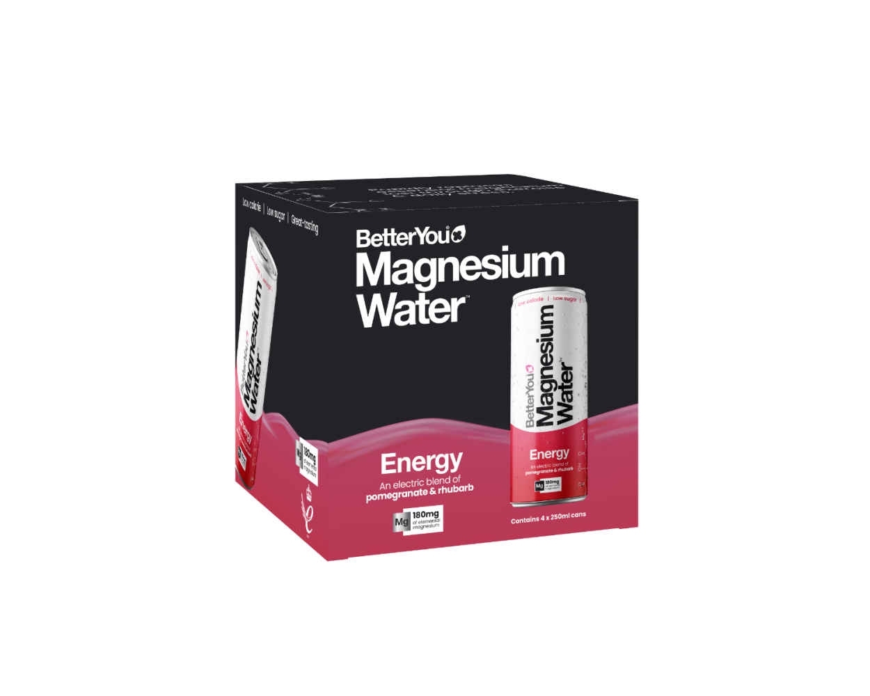 Better You - Magnesium Water Energy Multipack (4 x 250ml Pk)