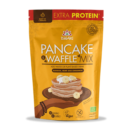 Iswari Organic Pancake Waffle Mix Banana Hemp (400g)