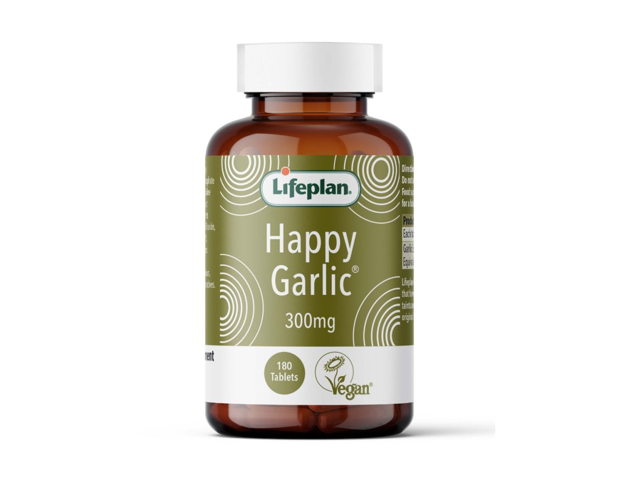 Lifeplan Botanicals Happy Garlic 300mg (180 Tabs)