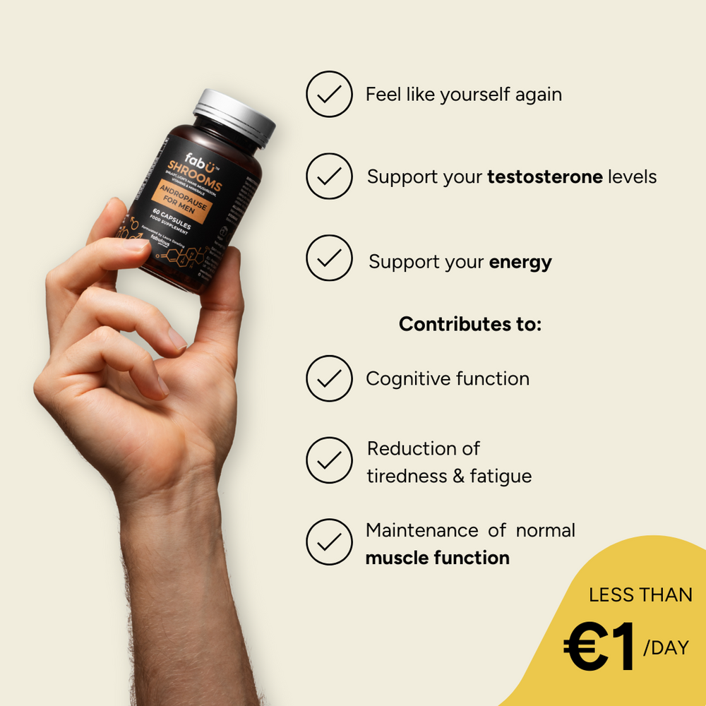 FabU Shrooms Andropause for Men (60 Caps)