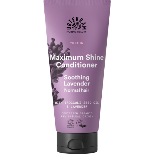 Urtekram Soothing Lavender Conditioner (Maximum Shine) Normal Hair 180ml