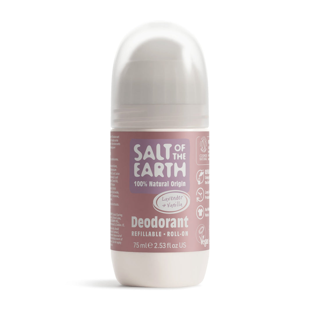Salt of the Earth Deodorant Roll-On (Lavender & Vanilla) 750ml