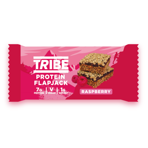 Tribe Vegan Protein Raspberry Flapjack 50g