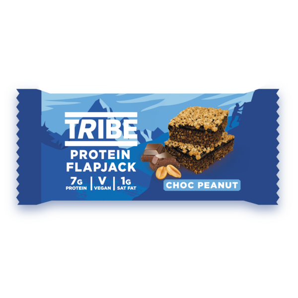 Tribe Vegan Protein Choc Peanut Flapjack 50g