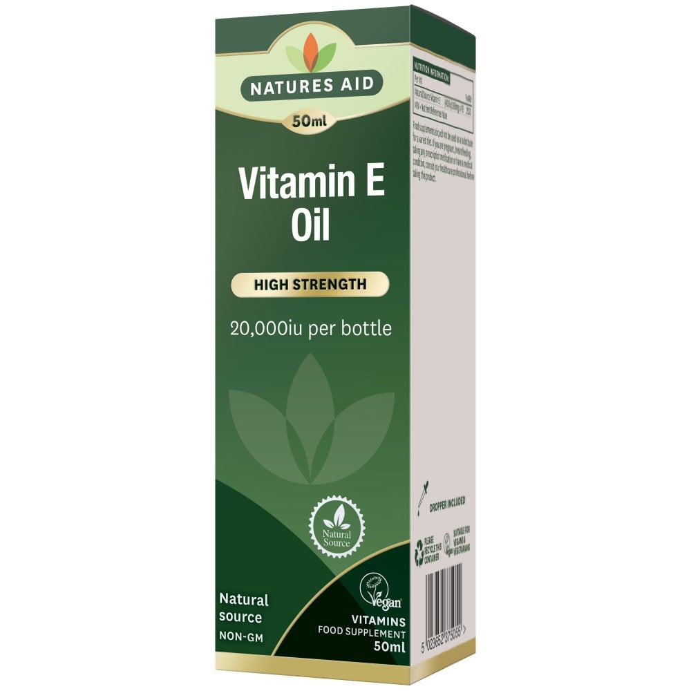 Natures Aid Vitamin E Oil 20,000iu 50ml