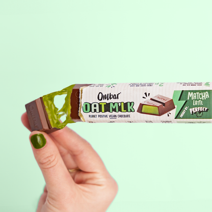 Ombar Oat M*lk Matcha Latte Filled Choc Bar 42g