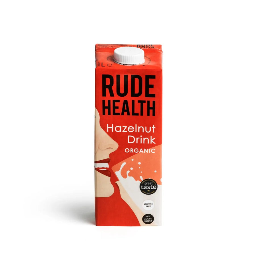 Rude Health Hazelnut Organic Drink 1 Ltr (Gluten Free)