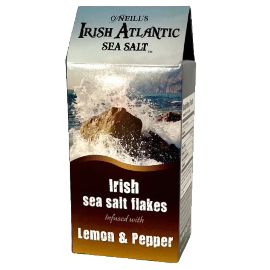 Irish Atlantic White Sea Salt Lemon &amp; Pepper) 110g