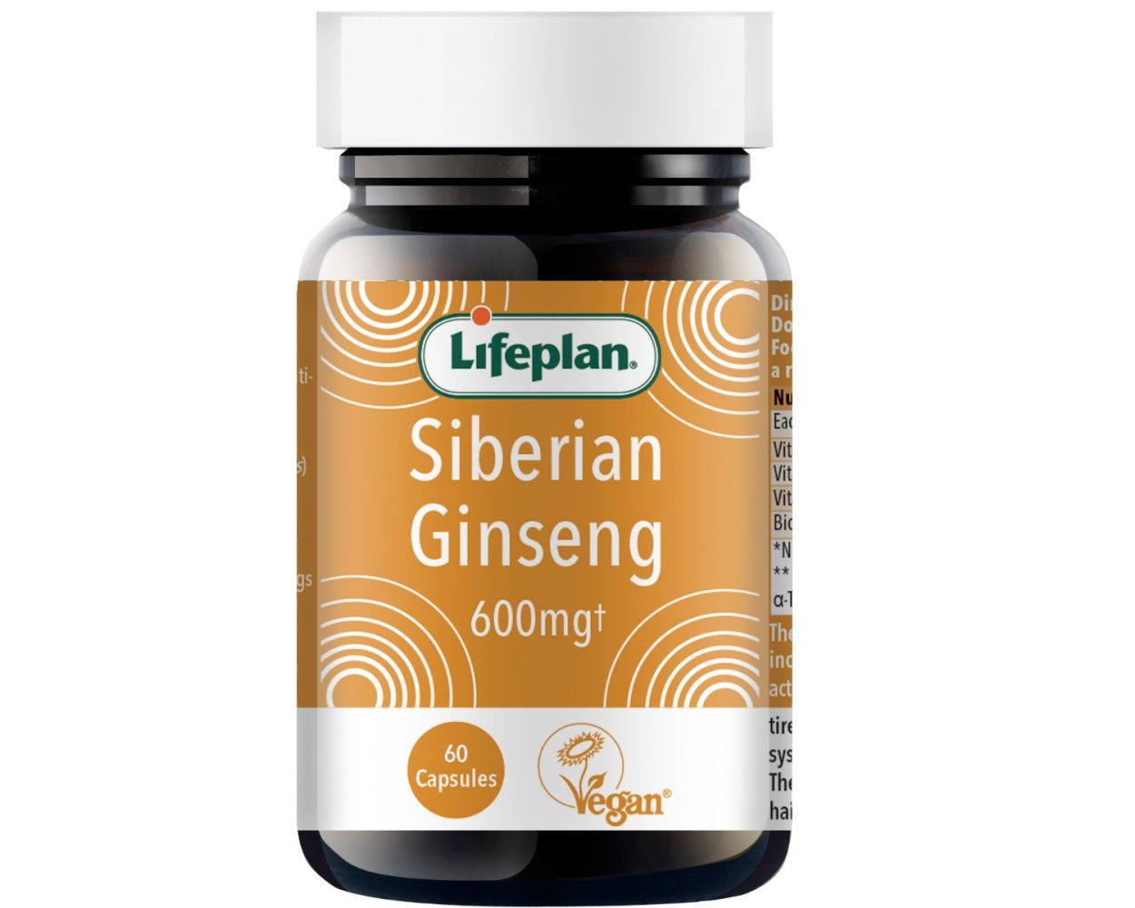 Lifeplan Siberian Ginseng 600mg (60 Caps)