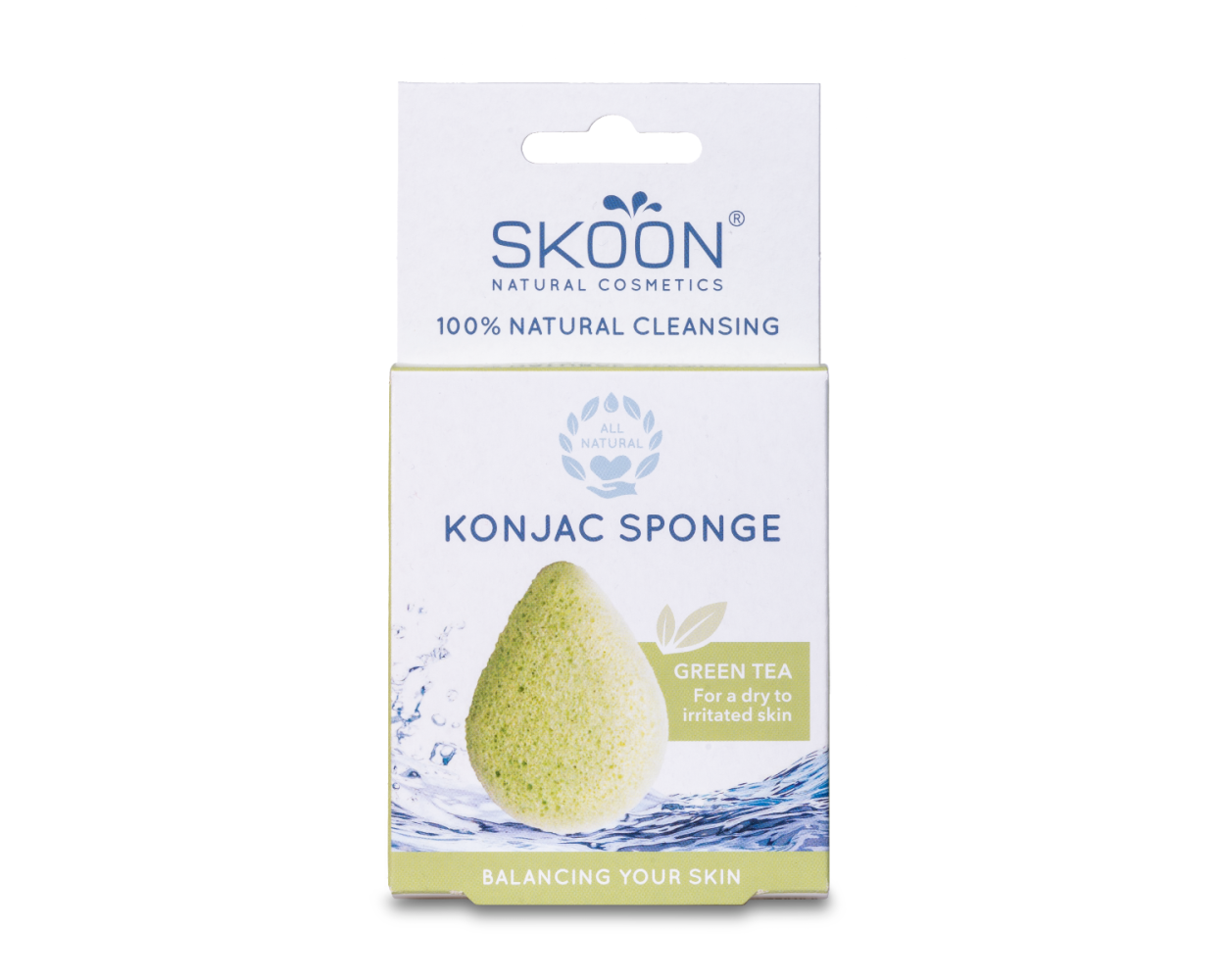 Skoon Konjac Sponge (Green Tea)