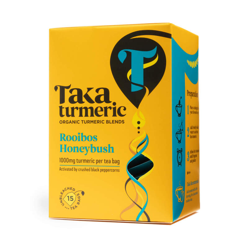 Taka Turmeric Organic Rooibos Honeybush Tea (15 T/Bags)