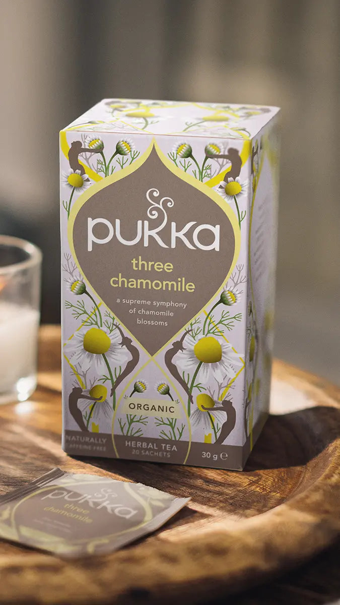 Pukka Tea Organic Three Chamomile Tea DB 40g (20 tea sachets)