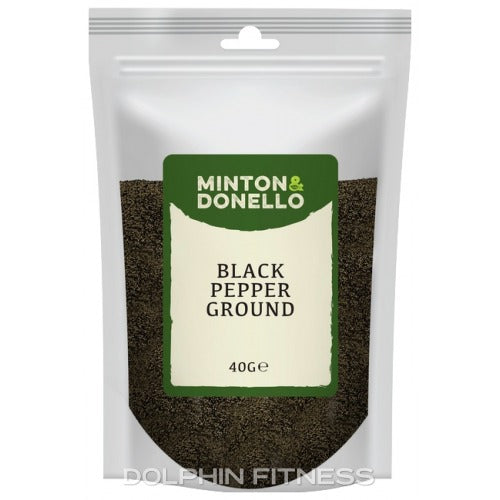 Minton &amp; Donello Ground Black Pepper 40g