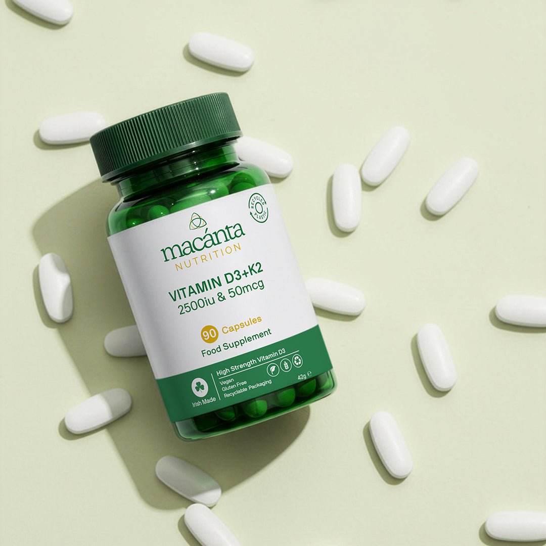 Macanta Vitamin D3 2500iu &amp; K2 50mcg (30 caps)