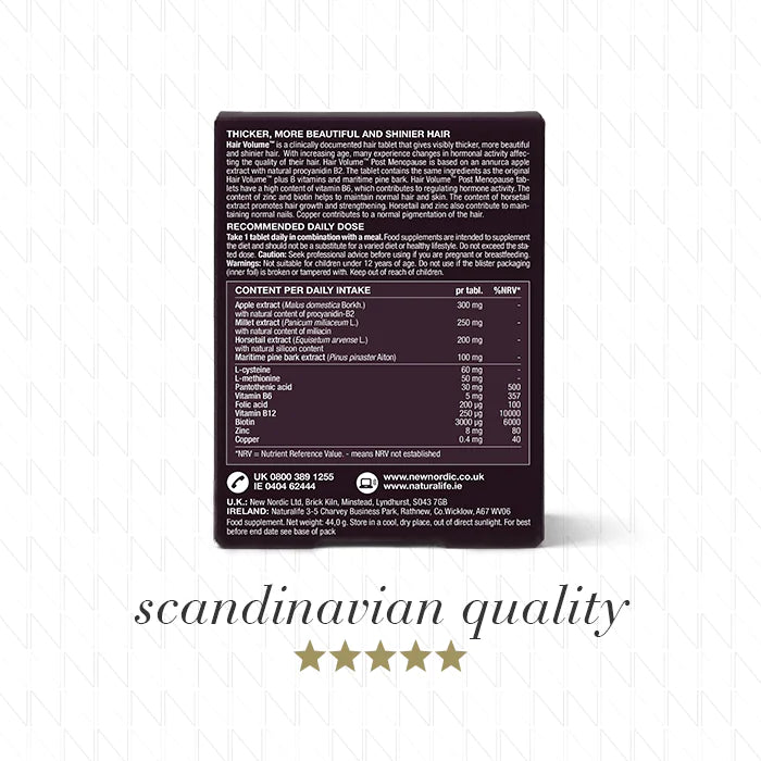 New Nordic Hair Volume Post Menopause (60 Tabs)