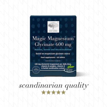 New Nordic Magic Magnesium Glycinate (60 Tabs)