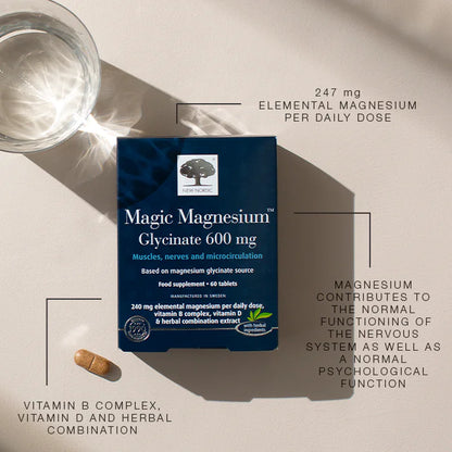 New Nordic Magic Magnesium Glycinate (60 Tabs)