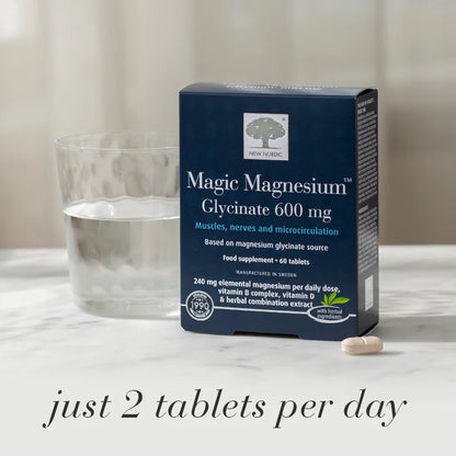 New Nordic Magic Magnesium Glycinate (60 Tabs)