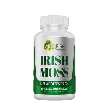 Wild Irish Seaweed - Irish Moss &amp; Bladderwrack Capsules 60&