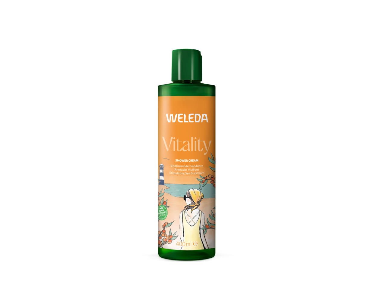 Weleda Vitality Sea Buckthorn Shower Cream   - 400ml