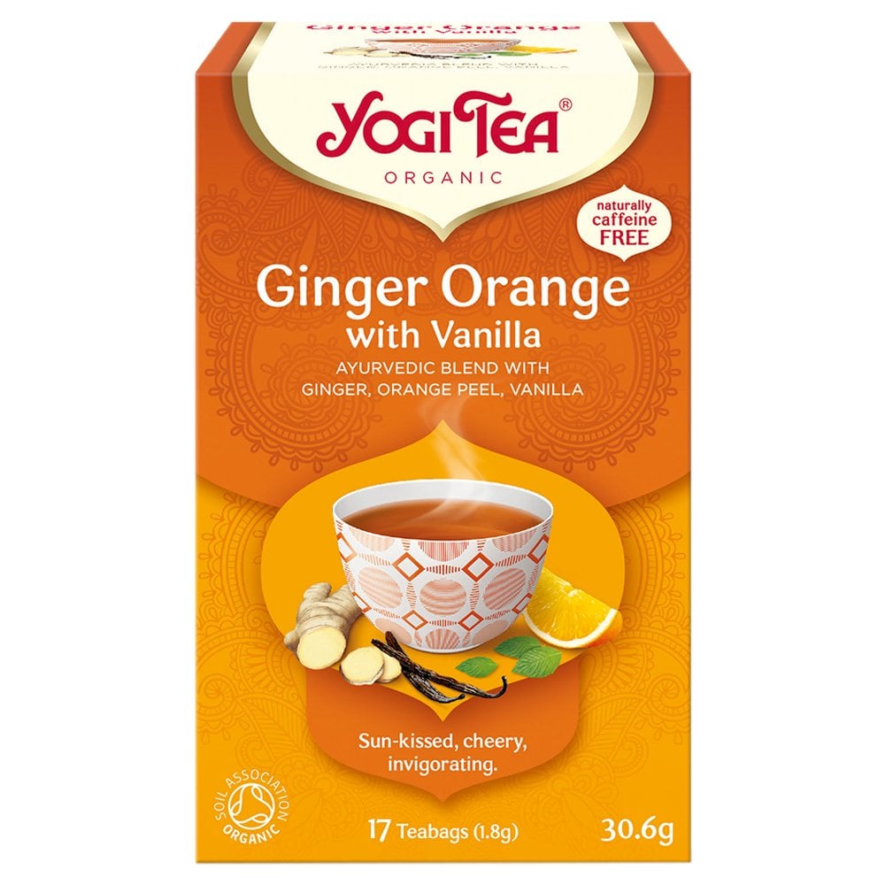 Yogi Tea Organic Ginger Orange w/Vanilla (17 Bags)