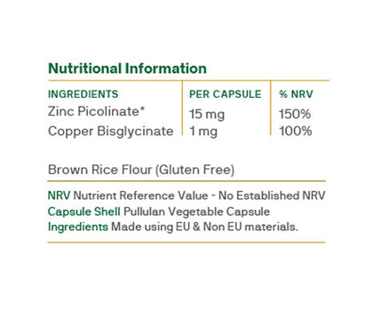 Macanta Zinc Picolinate 15mg (30 capsules)