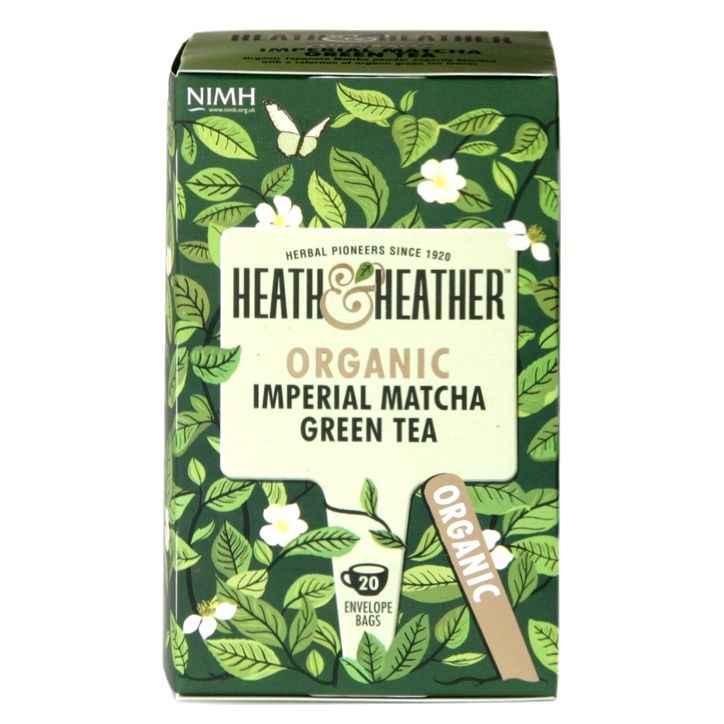Heath &amp; Heather Organic Imperial Matcha Green Tea Bags (20)