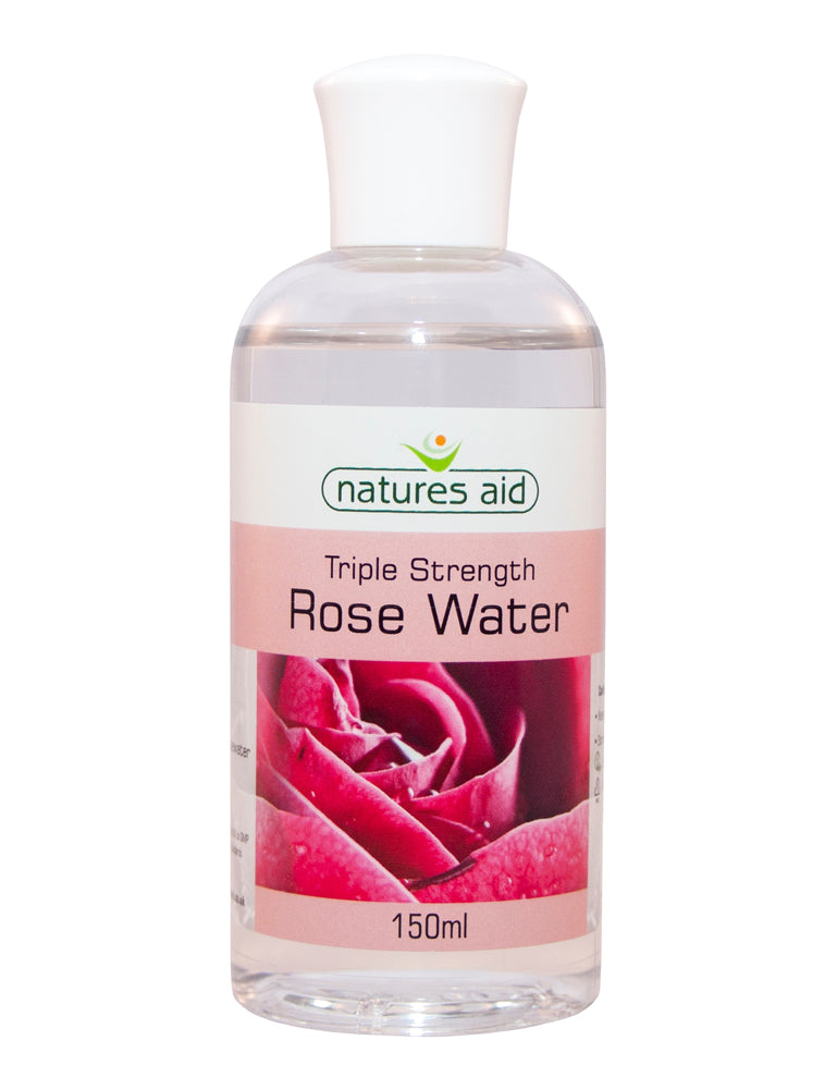 Natures Aid Triple Strength Rose Water 150ml