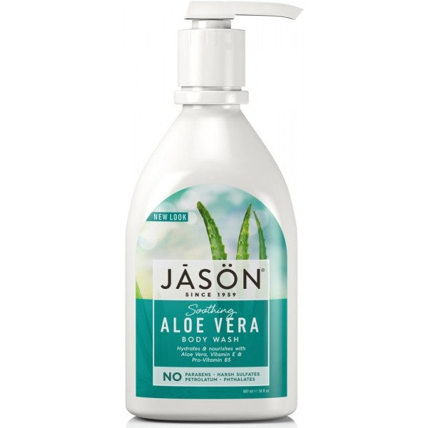 Jason Aloe Vera Soothing Satin Body Wash (Pump) 887ml