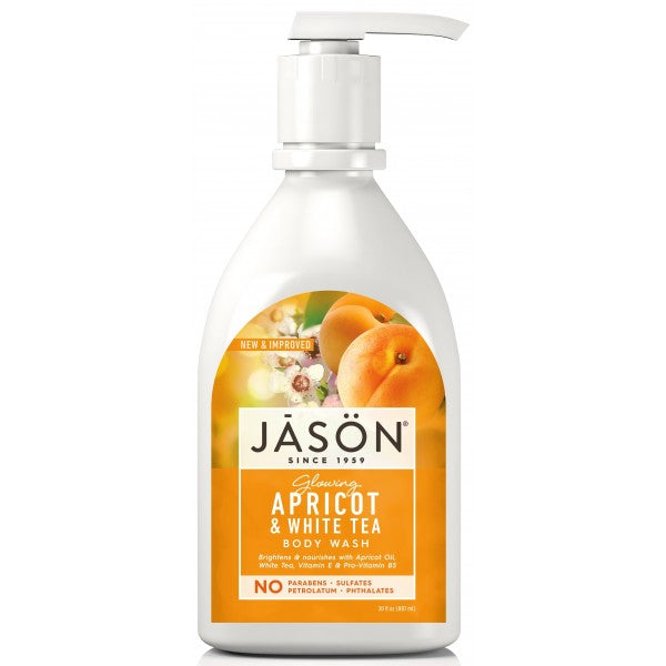 Jason Apricot &amp; White Tea Glowing Satin Body Wash (Pump) 887ml