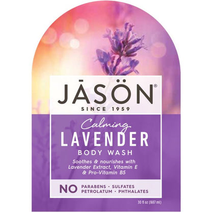 Jason Lavender Relaxing Satin Body Wash (Pump) 887ml