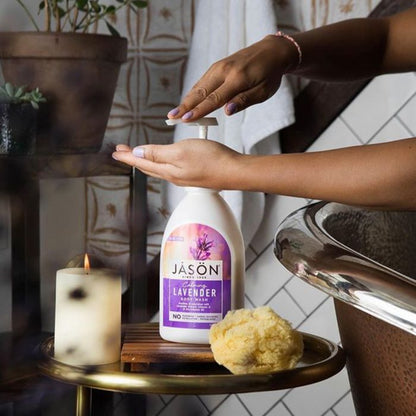 Jason Lavender Relaxing Satin Body Wash (Pump) 887ml