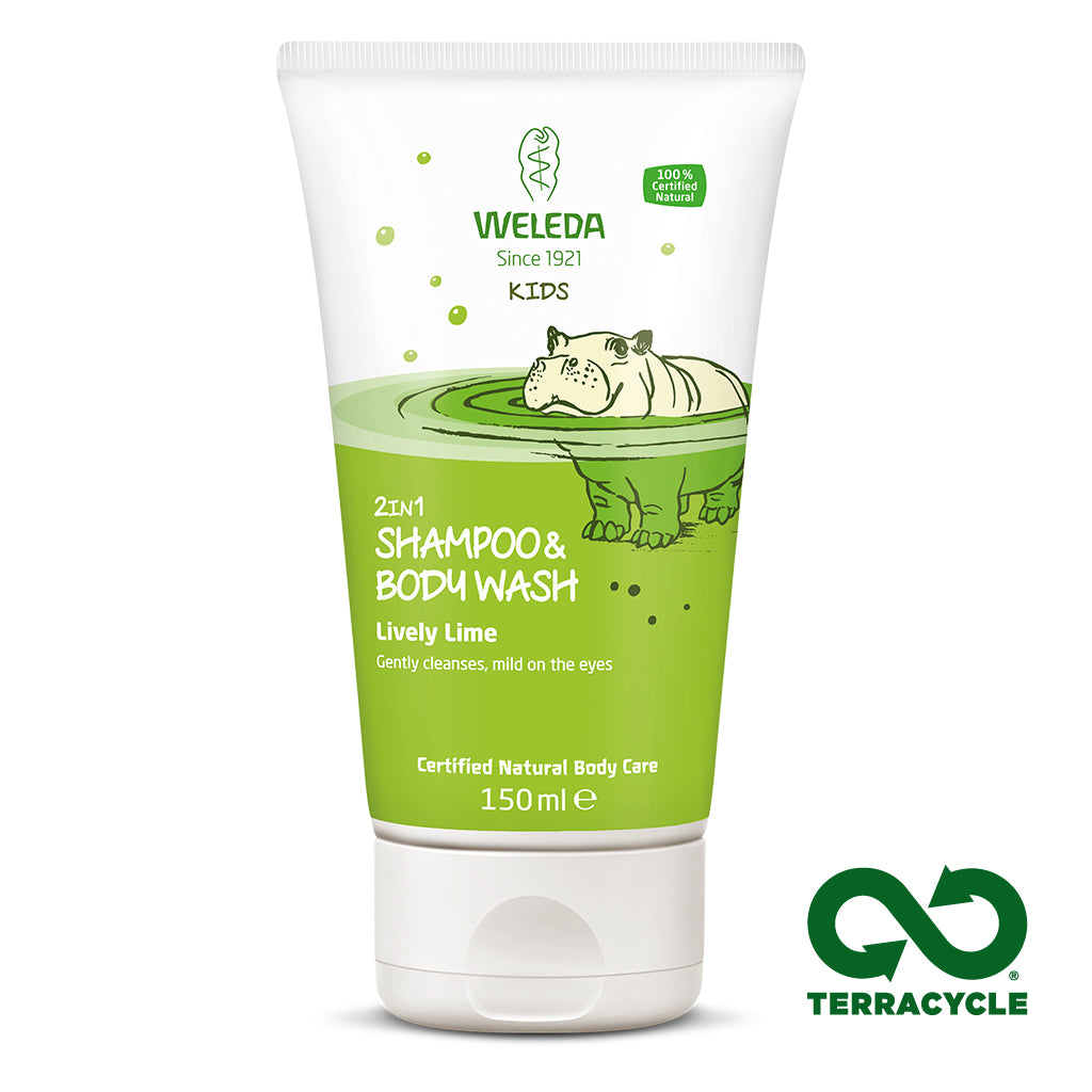 Weleda Kids 2 in 1 Shampoo &amp; Body Wash (Lively Lime) 150ml