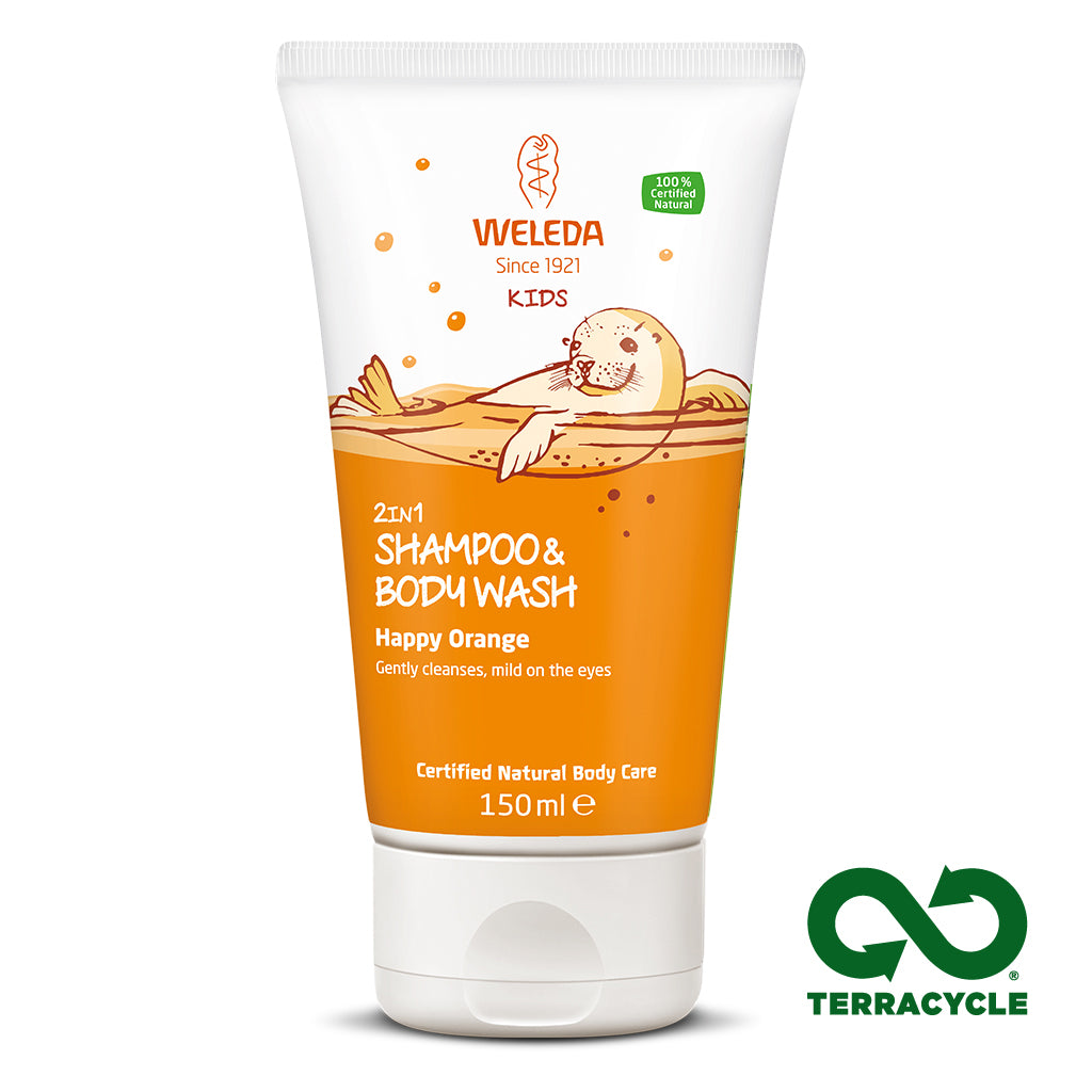 Weleda Kids 2 in 1 Shampoo &amp; Body Wash (Happy Orange) 150ml